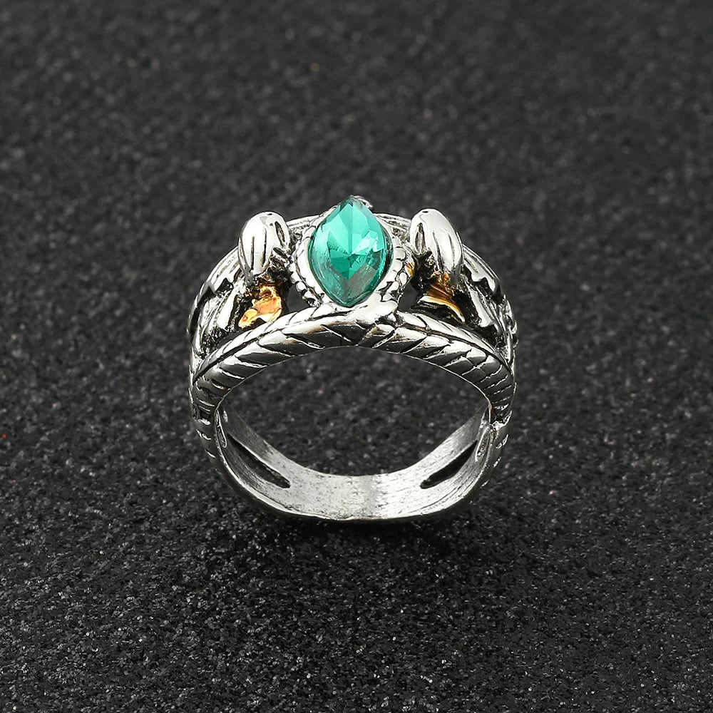 DRAVEN — Lord of Barahir Green Crystal Ring