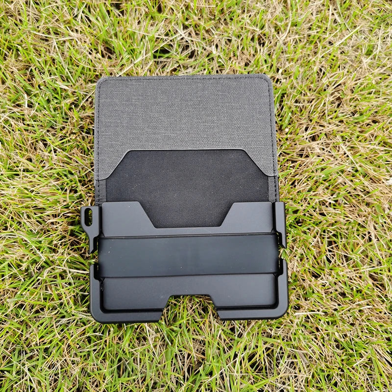 DRAVEN — Aluminum Slim Wallet Men RFID Bifold Money Clip