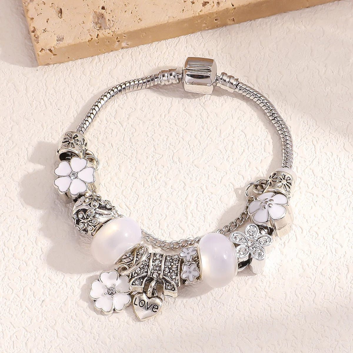 DRAVEN — DIY Glass Inlaid Diamond Bracelet