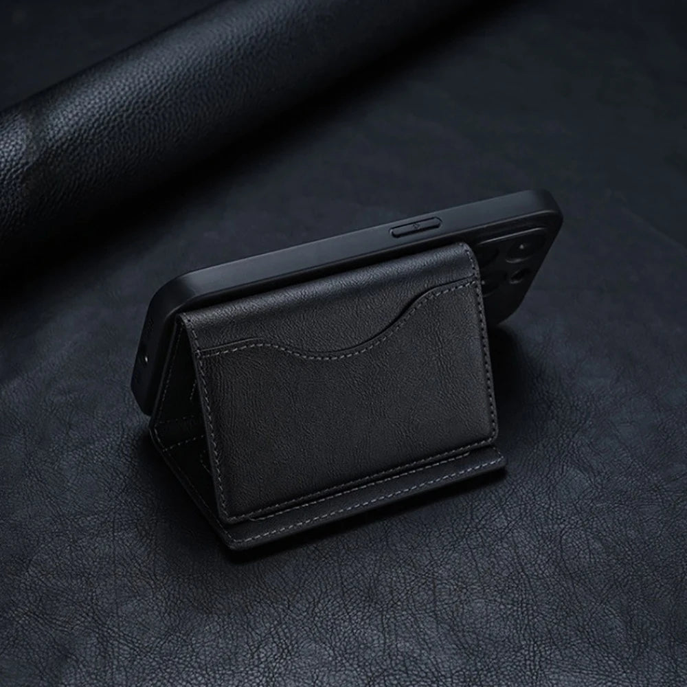 MagSafe Trifold Magnetic Wallet Men Women Foldable Design – Elegant Men's Accessory | Accessorio Uomo Elegante