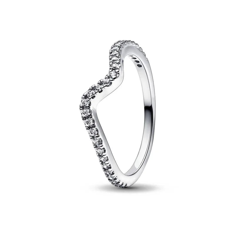 DRAVEN — Silver Heart & Pearl Rose Ring