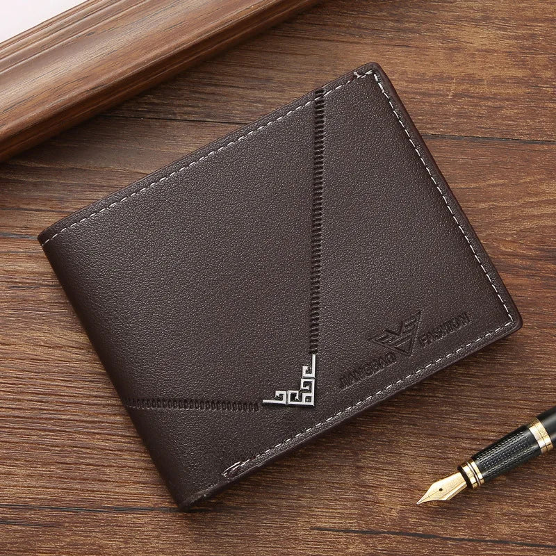 DRAVEN — Slim Leather Money Clip Wallet Men Bifold Card Holder