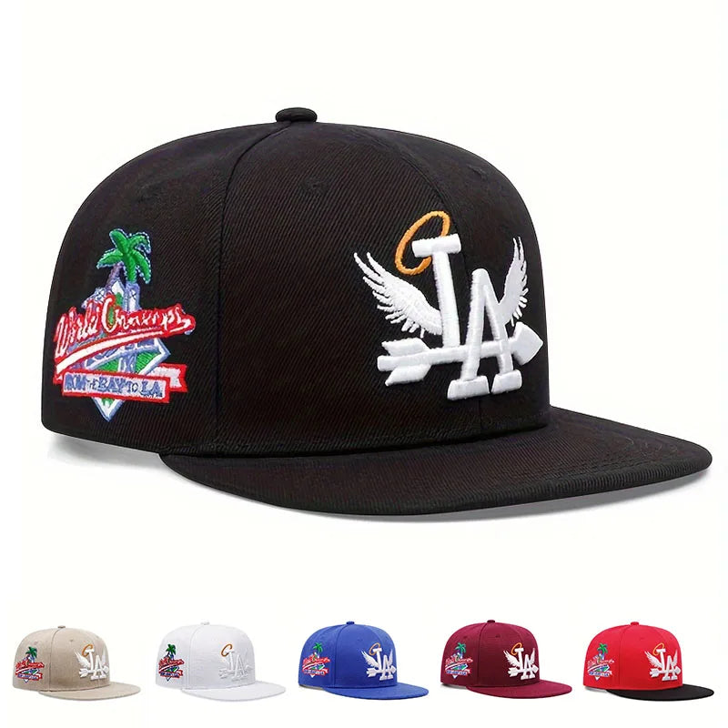 DRAVEN — LA Embroidered Baseball Cap – Unisex Street Snapback