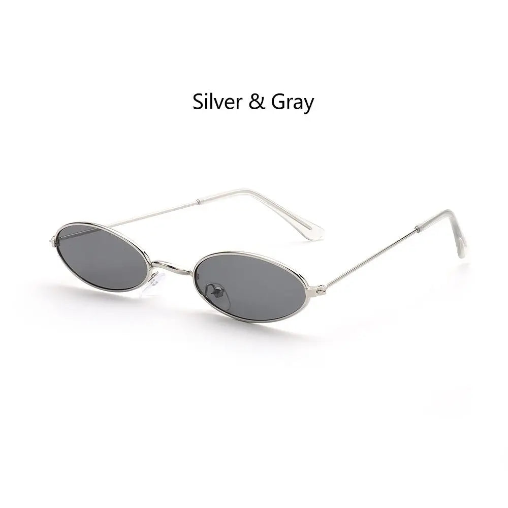 DRAVEN — Retro Small Oval Sunglasses – Vintage Design Shades