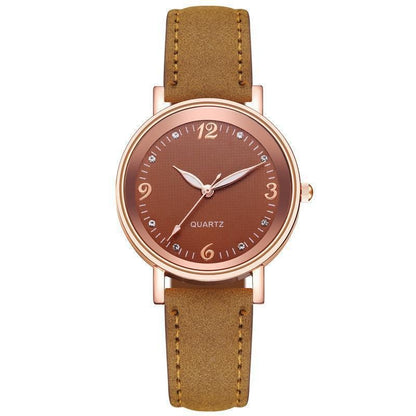 Soft Elegance – Women’s Leather Strap Watch with Bracelet-Inspired Design – Elegant Men's Accessory | Accessorio Uomo Elegante