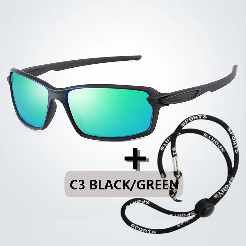 DRAVEN — Polarized Sport Sunglasses – Iridescent Windproof Design