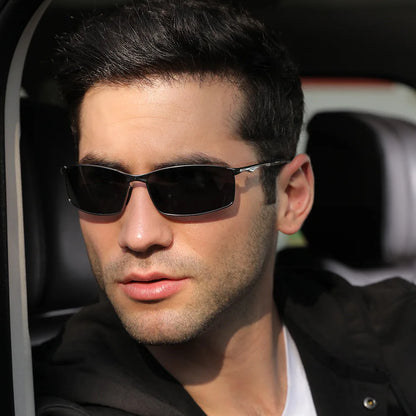 Polarized Driving Sunglasses – Night Vision Cycling Shades – Elegant Men's Accessory | Accessorio Uomo Elegante
