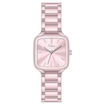 Contemporary Grace – Women’s Square Alloy Watch 2025 Edition – Elegant Men's Accessory | Accessorio Uomo Elegante