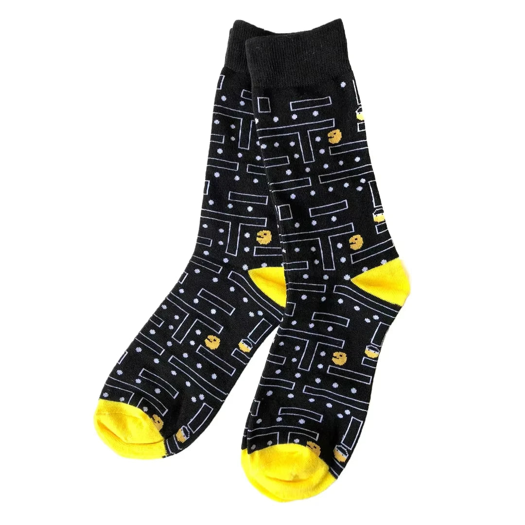 DRAVEN — Retro Game Socks – Unisex Funky Street Style