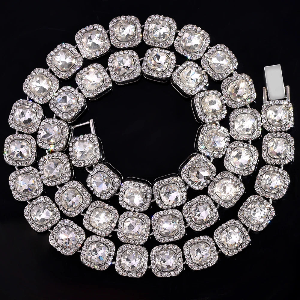 DRAVEN — Steel Cuban Link Chain – Bold High-Polish Statement Necklace