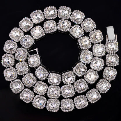 Steel Cuban Link Chain – Bold High-Polish Statement Necklace – Elegant Men's Accessory | Accessorio Uomo Elegante