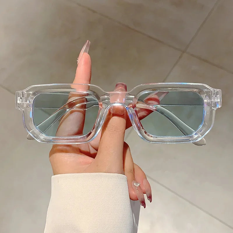 DRAVEN — Vintage Rectangle Sunglasses – Luxury Retro Design