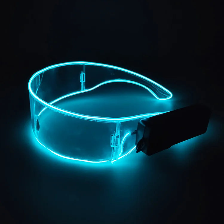 DRAVEN — Robot LED Party Sunglasses – Futuristic Nightclub Style