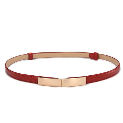 PU Leather Adjustable Strap Belt Women Knot Design – Elegant Men's Accessory | Accessorio Uomo Elegante