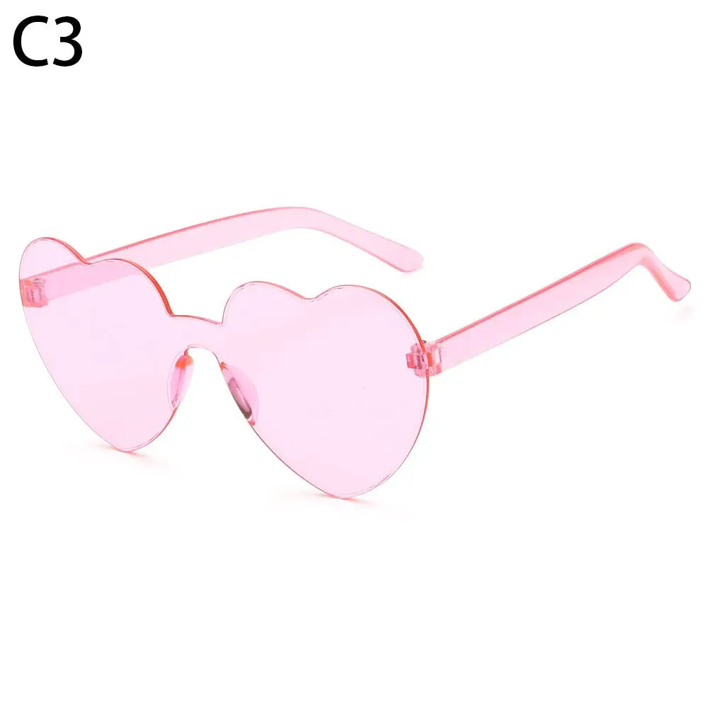 DRAVEN — Red Heart Sunglasses – Retro Designer Cat Eye UV400 Eyewear