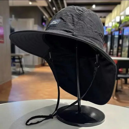 Wide Brim Waterproof Bucket Hat – Unisex Outdoor Protection