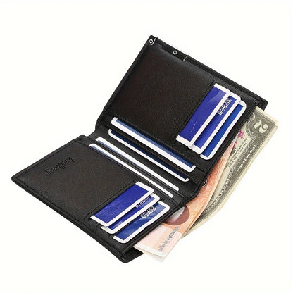 Luxury Leather Wallet Men Stylish Design Premium Gift – Elegant Men's Accessory | Accessorio Uomo Elegante