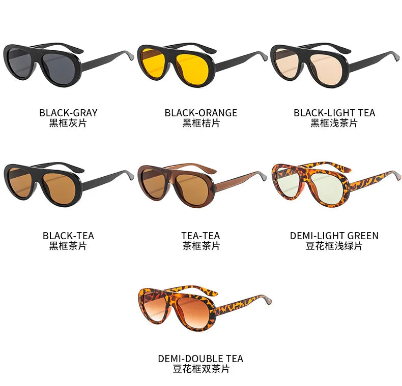 DRAVEN — Oversized Sunglasses – Designer Punk UV400 Eyewear