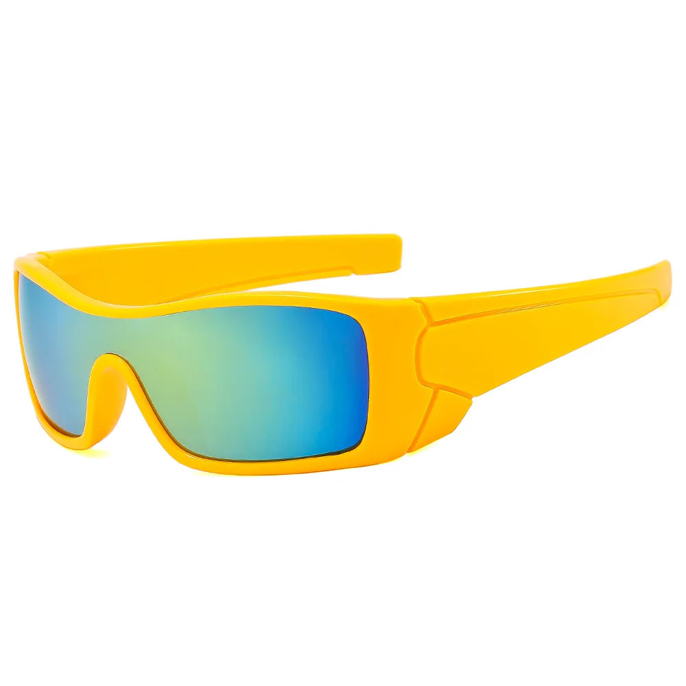 DRAVEN — Futuristic Sports Shield Sunglasses – Y2K Driving Style