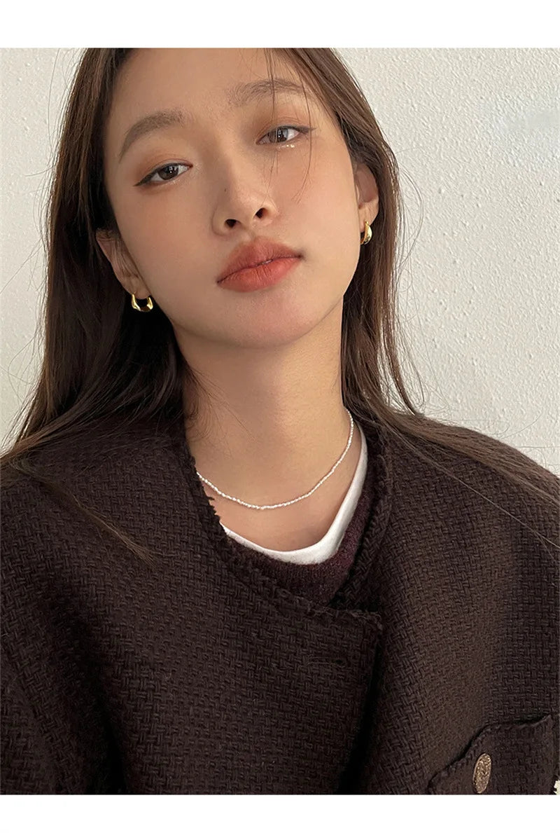 DRAVEN — Sterling Silver Hoop Earrings