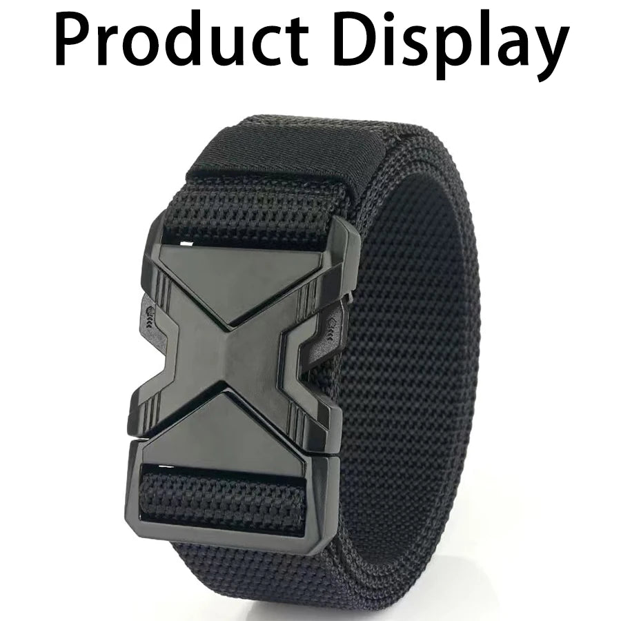 DRAVEN — Nylon Braided Belt Men Lightweight Breathable Design