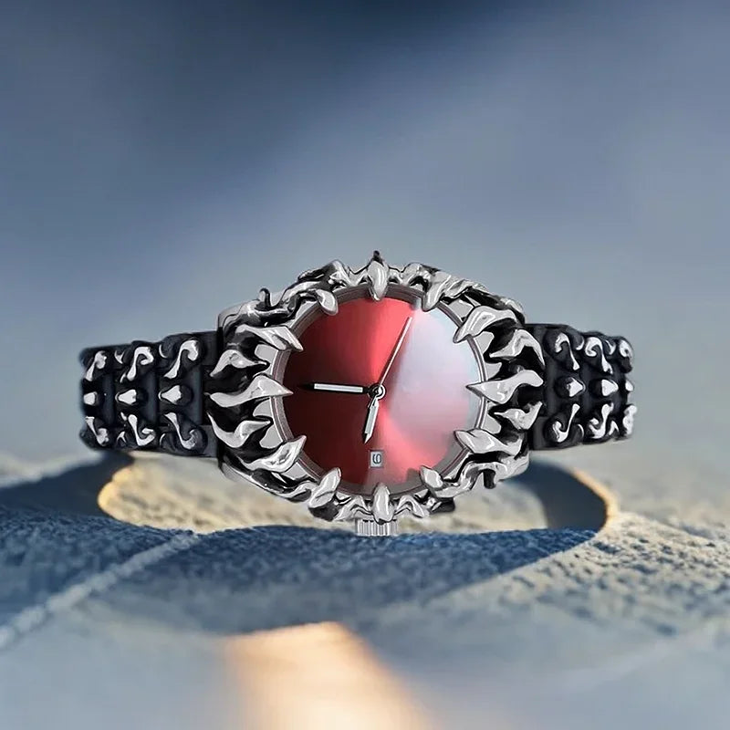 Neo Era – Men’s Y2K Retro Watch with Alabaster Claw Design – Elegant Men's Accessory | Accessorio Uomo Elegante