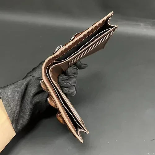 DRAVEN — Crocodile Genuine Leather Wallet Men Short Luxury Design