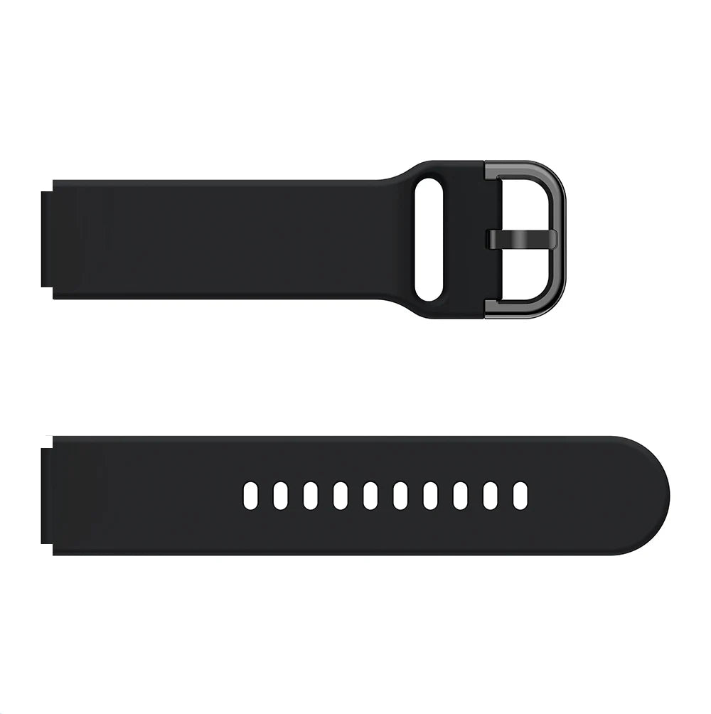 DRAVEN — Monochrome Silicone Strap – 20mm / 22mm Replacement Band for ICE Smart Watches