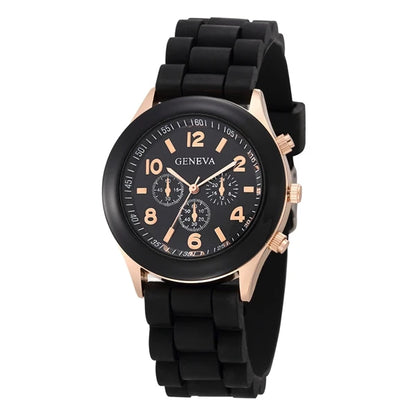 Modern Muse – 2025 Women’s Luxury Silicone Strap Watch – Elegant Men's Accessory | Accessorio Uomo Elegante