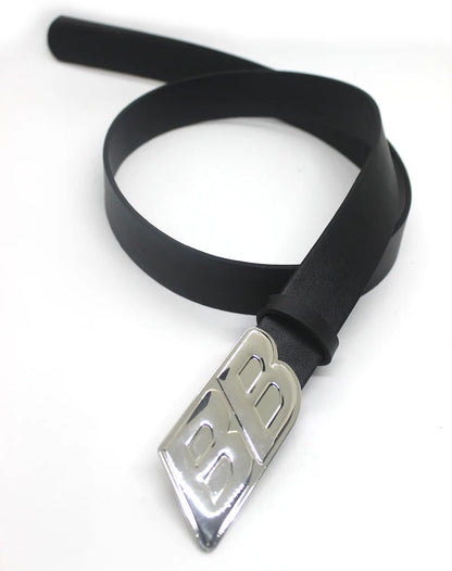Y2K PU Leather Belt Men 2023 Designer B Buckle – Elegant Men's Accessory | Accessorio Uomo Elegante