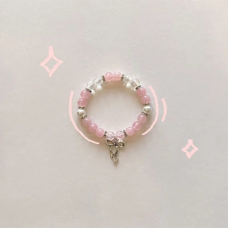 DRAVEN — Y2K Bow Couple Bracelets