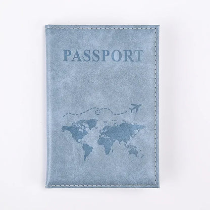 PU Leather Passport Holder Travel Wallet Unisex Design