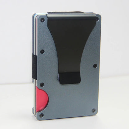 Slim Metal Wallet Men RFID Blocking Front Pocket Money Clip – Elegant Men's Accessory | Accessorio Uomo Elegante