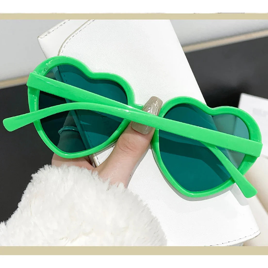 DRAVEN — Pink Heart Sunglasses – Candy Vintage Big Frame UV400 Shades