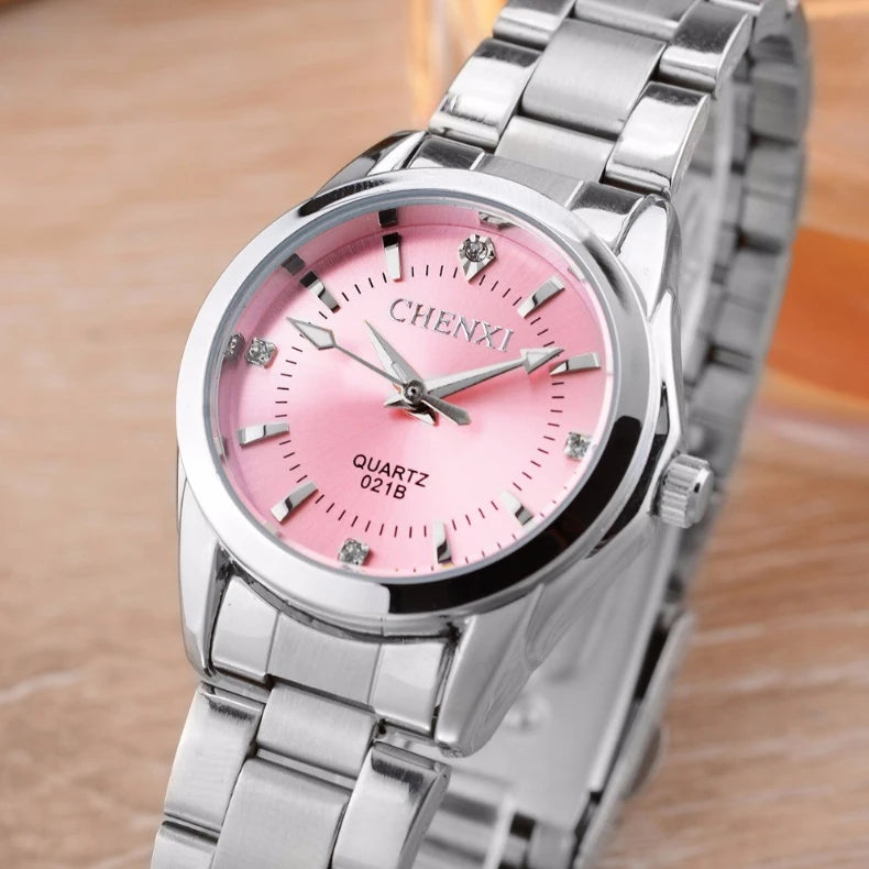 DRAVEN — Women’s Luxury Steel Watch – Luminous Quartz & Elegant Design