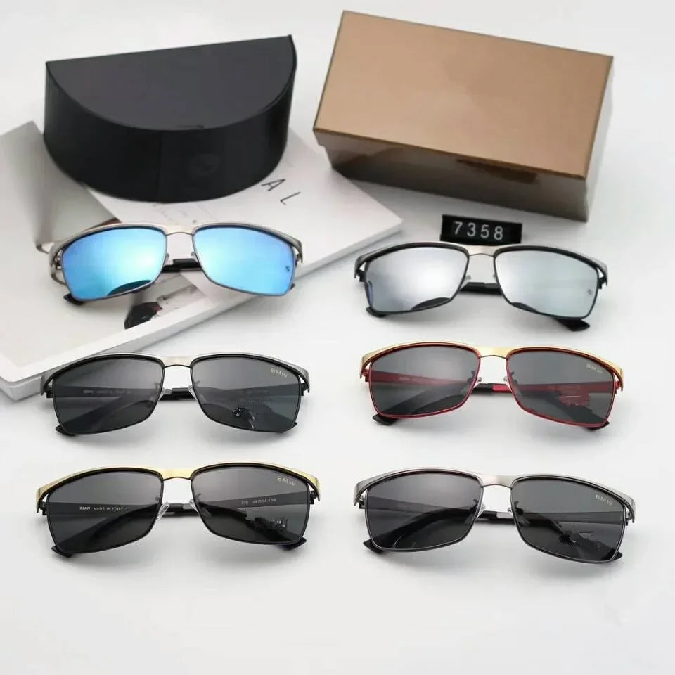 2025 Square Sunglasses – Classic Polarized Design – Elegant Men's Accessory | Accessorio Uomo Elegante