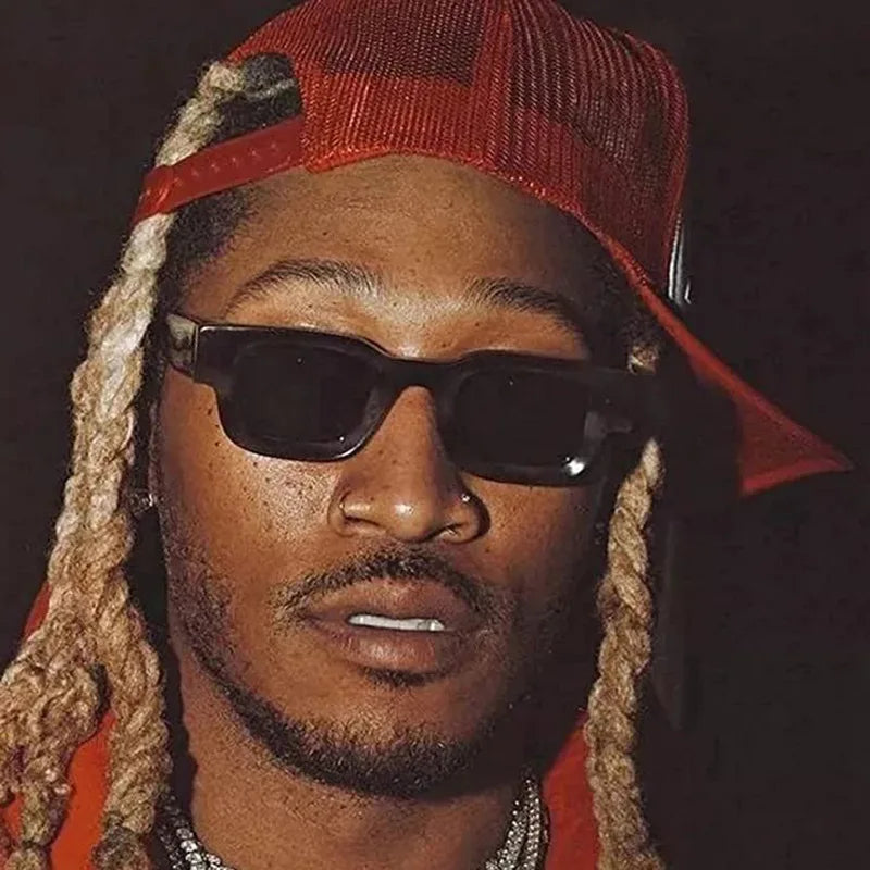 DRAVEN — Retro Rectangle Sunglasses –  Y2K Designer UV400 Eyewear