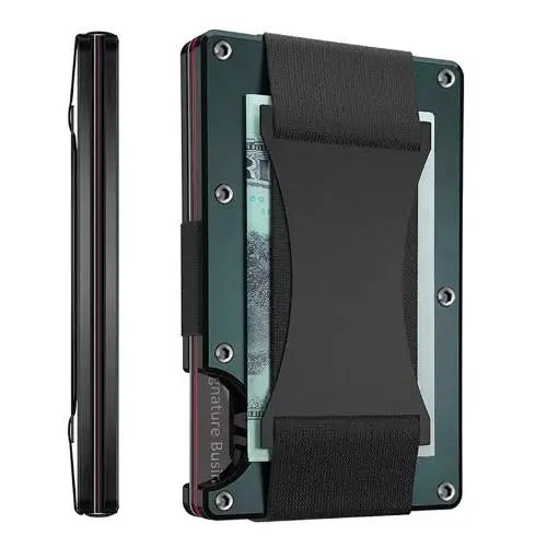 DRAVEN — Forged Carbon Fiber Slim Wallet Men RFID Money Clip