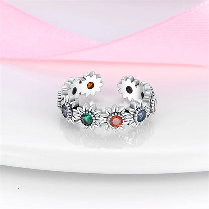 Blue Zircon Butterfly Silver Ring – Elegant Men's Accessory | Accessorio Uomo Elegante