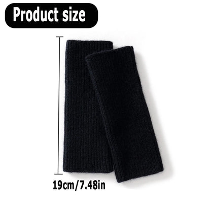 Plush Half Finger Gloves – Women’s Warm Winter Style – Elegant Men's Accessory | Accessorio Uomo Elegante