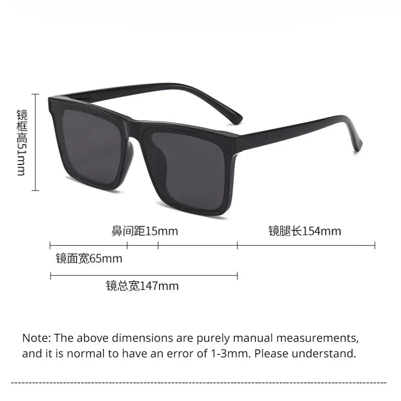 Minimal Square Luxury Sunglasses – Unisex Fashion Shades – Elegant Men's Accessory | Accessorio Uomo Elegante