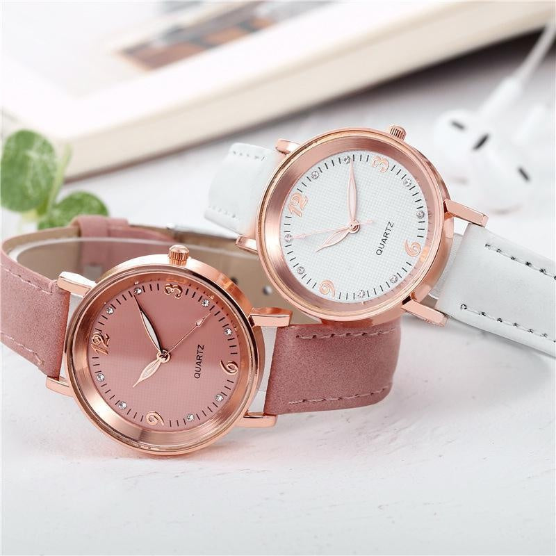 Soft Elegance – Women’s Leather Strap Watch with Bracelet-Inspired Design – Elegant Men's Accessory | Accessorio Uomo Elegante