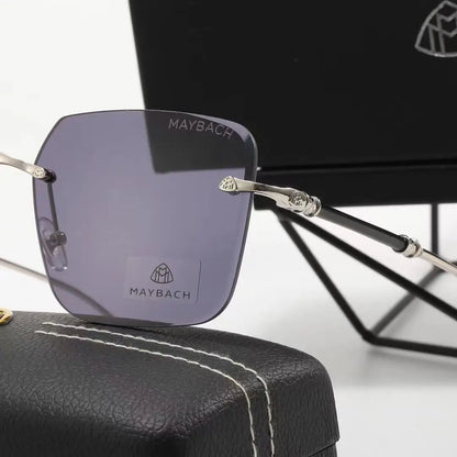 Frameless Luxury Sunglasses – High-End Car Style – Elegant Men's Accessory | Accessorio Uomo Elegante