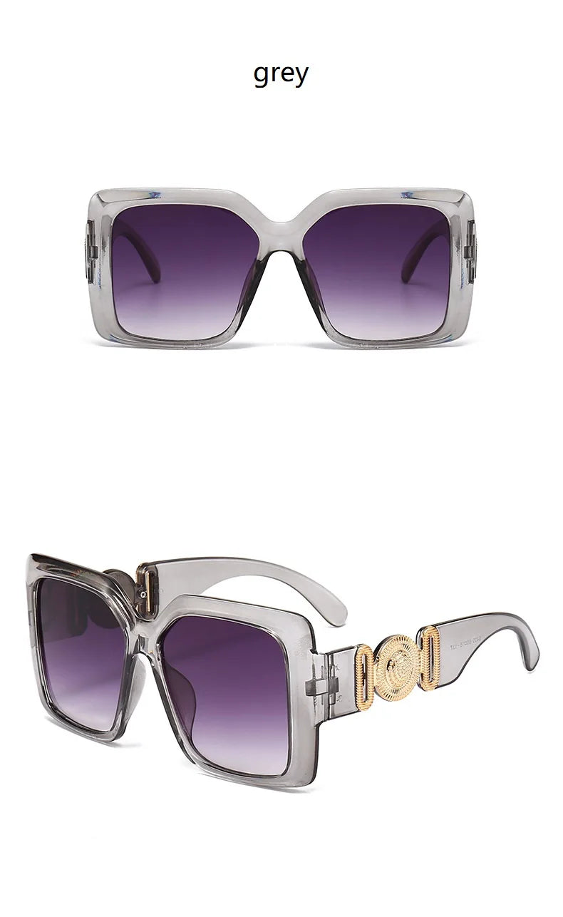 Popular Square Sunglasses – Luxury Retro Travel Style – Elegant Men's Accessory | Accessorio Uomo Elegante