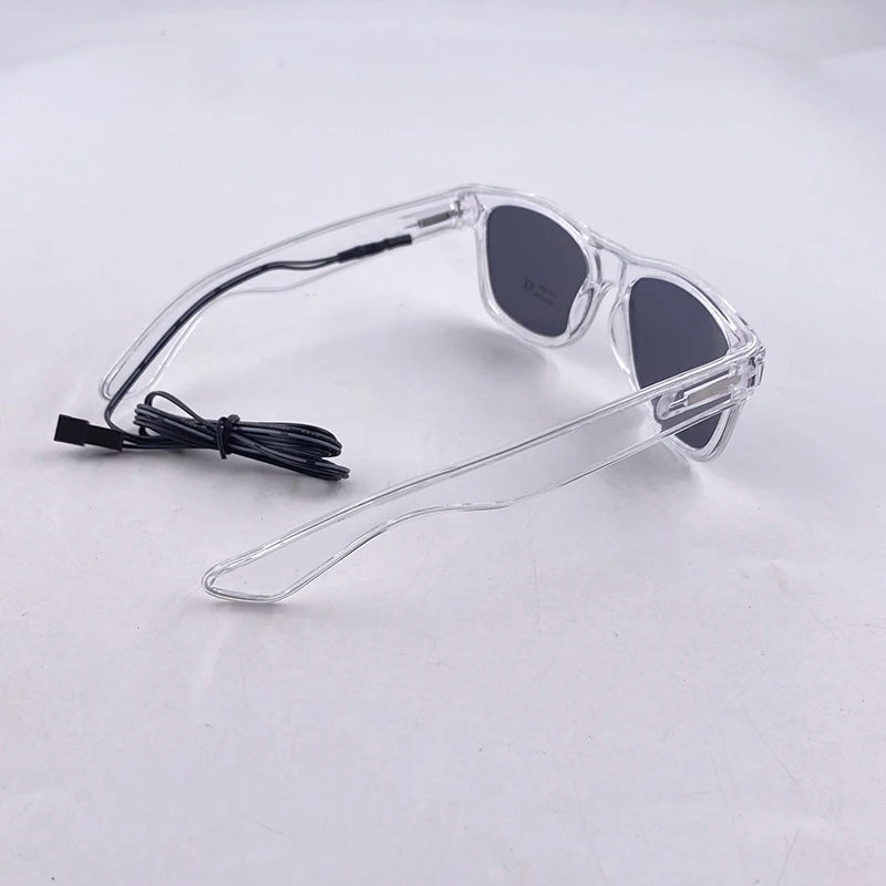 DRAVEN — Neon Glow Party Sunglasses – LED Light-Up Style