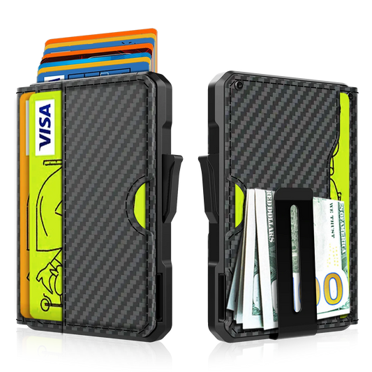 DRAVEN — Slim Leather Wallet Men RFID Bifold Money Clip — Wallets & Card Holders | DRAVEN