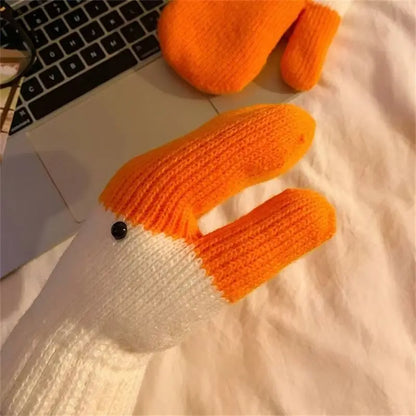 Cute Wool Plush Gloves – Winter Warm Couple Style