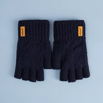 Knitted Fingerless Gloves – Unisex Winter Street Style
