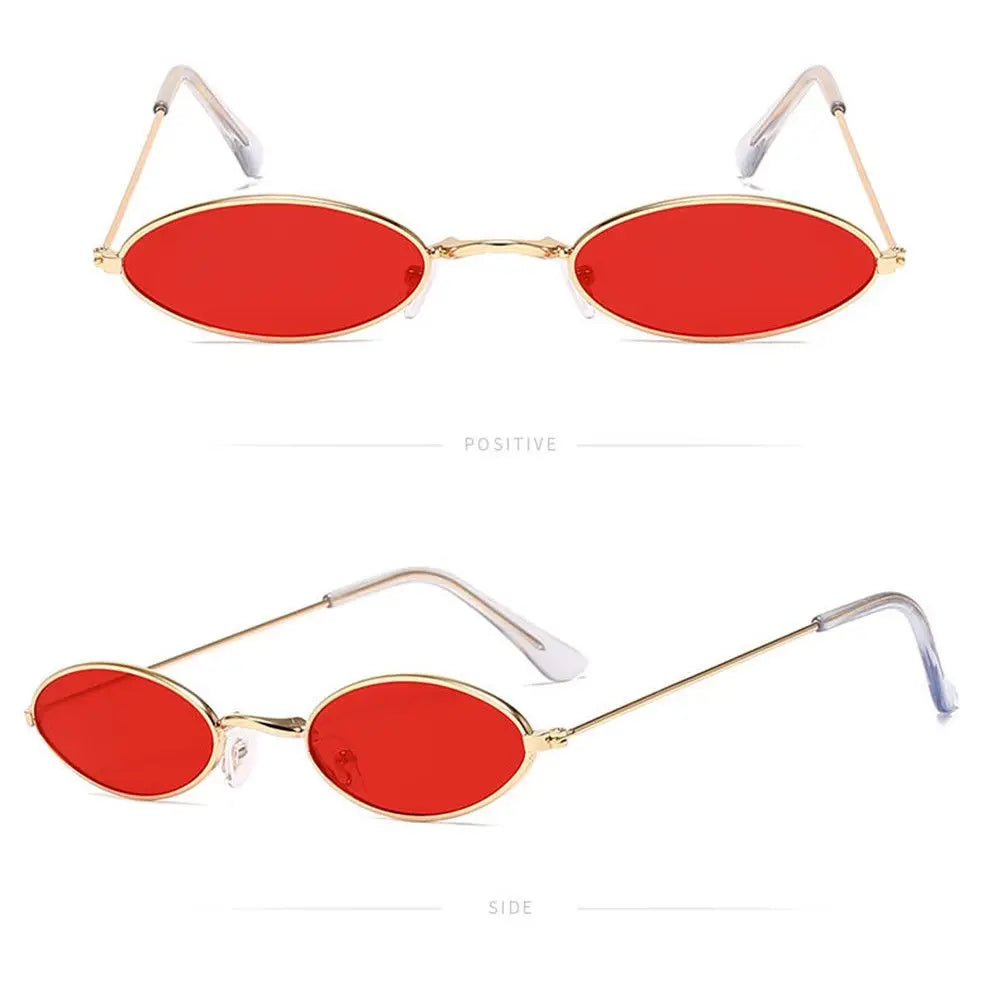 DRAVEN — Retro Small Oval Sunglasses – Vintage Design Shades