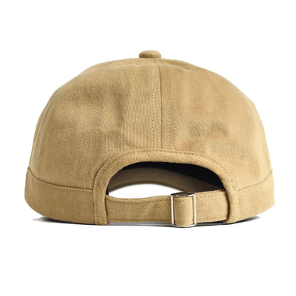 Vintage Short Brim Cap – Unisex Low Profile Style